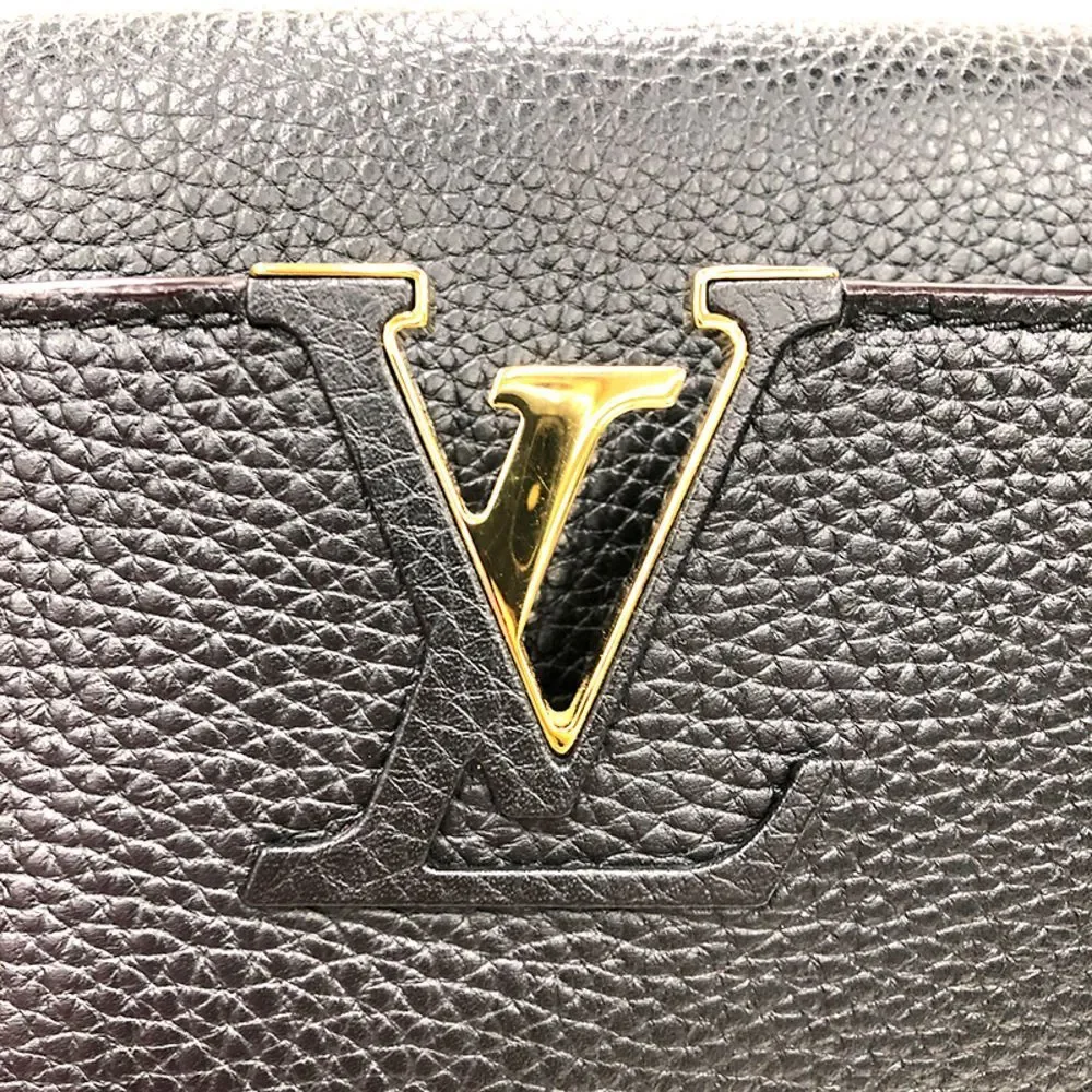 Louis Vuitton Capucines Handbag Black
